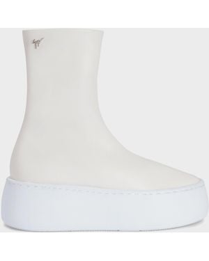 Giuseppe Zanotti Gz League Maxi Bootie - White