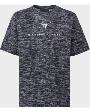 Giuseppe Zanotti Lr-56 T-Shirt - Blue