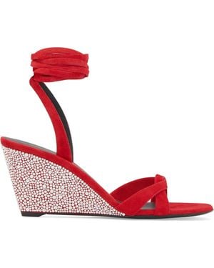 Giuseppe Zanotti Manola Strass - Red