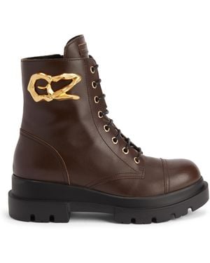 Giuseppe Zanotti Tankie Boot - Brown