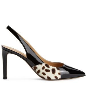 Giuseppe Zanotti Susie Feline 85Mm Slingback Court Shoes - Black