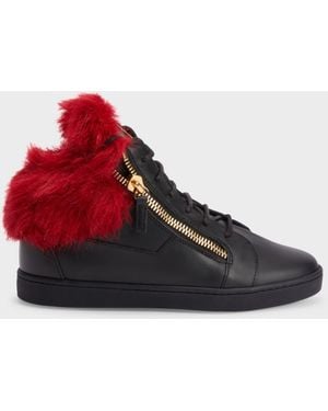 Giuseppe Zanotti Kriss Winter Mid Top - Red