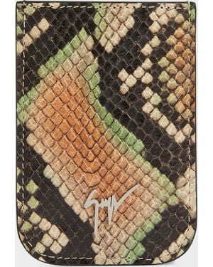 Giuseppe Zanotti Albert Card Holder - White