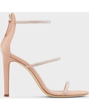 Giuseppe Zanotti Harmony Strass Sandal - White