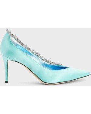 Giuseppe Zanotti Filipa Crystal Pump 85 - Blue