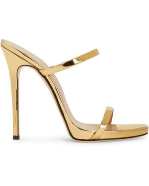 Giuseppe Zanotti 120Mm Darsey Sandals - Metallic
