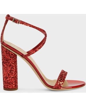 Giuseppe Zanotti Tara Glitter Sandal 110 - Pink