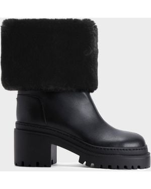 Giuseppe Zanotti Mairi Fur Bootie - Weiß