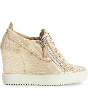 Giuseppe Zanotti Addy Wedge Kaleido - Natural