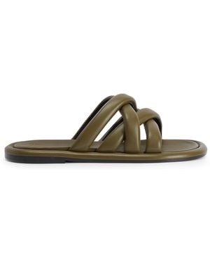 Giuseppe Zanotti Jacobseen Leather Sandals - Green