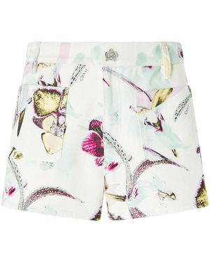 Genny Shorts con motivo astratto - Bianco