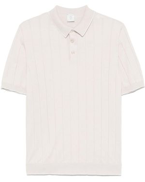Eleventy Polo A Coste - Bianco