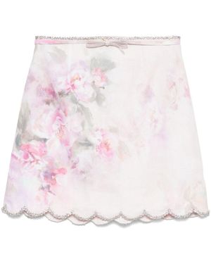 Zimmermann Crush Minonkirt - Rosa
