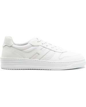 Hogan Sneakers H630 Con Design A Inserti - Bianco