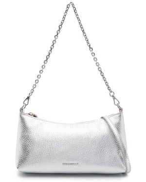 Coccinelle Pochette metalizzata - Bianco