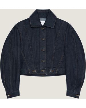 Givenchy Back-To-Front Cocoon Jacket - Blue