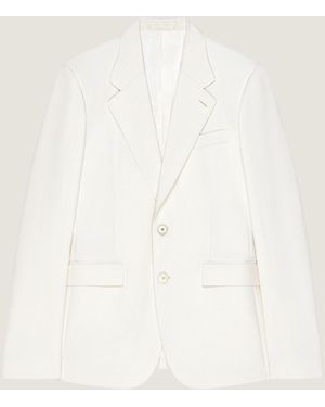 Givenchy Single-Breasted Fitted Jacket - Natural