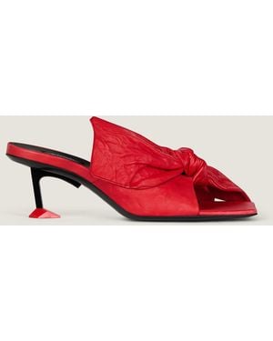 Givenchy Boudoir Heeled Mules - Red
