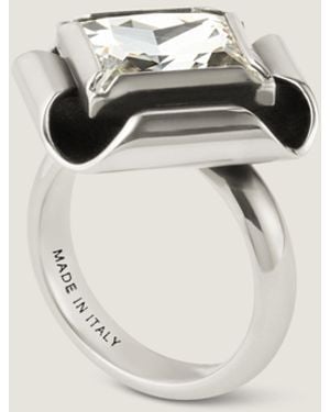 Givenchy Deconstructed Crystals Ring - Natural