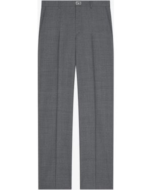 Givenchy Slim Fit Tailored Trousers - Grey