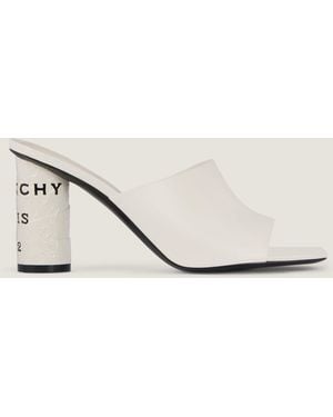 Givenchy Tape Heeled Mules - Natural