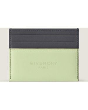 Givenchy Antigona Stamped Bicolour Card Holder - Natural