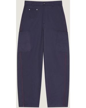 Givenchy Couture Seam Cargo Trousers - Blue