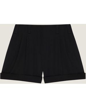 Givenchy Double Pleat Shorts - Black