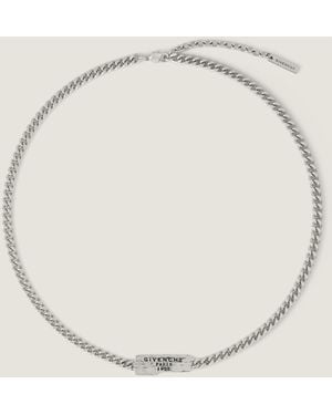 Givenchy Collier Tape en métal et émail - Neutre