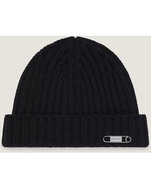 Givenchy Bonnet en laine avec épingle - Bleu