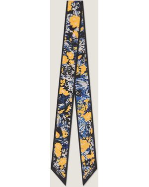 Givenchy Bandeau en soie imprimé floral - Blanc