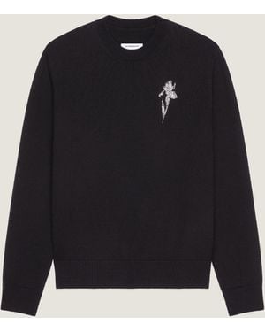Givenchy Pullover in lana con cristalli - Blu