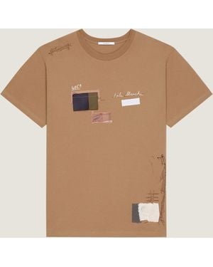Givenchy T-shirt en coton avec motif Trompe l'Œil - Neutre