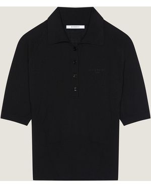 Givenchy Cropped Polo - Black