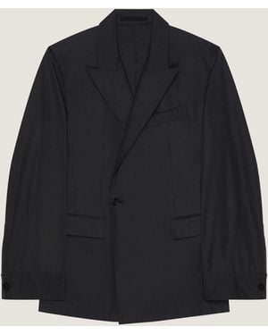 Givenchy Couture Seam Double-Breasted Regular Jacket - Blue
