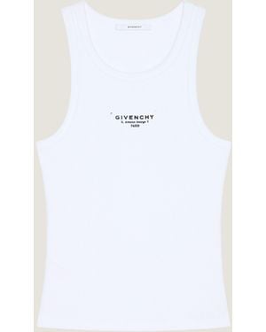 Givenchy Logo Tank Top - White