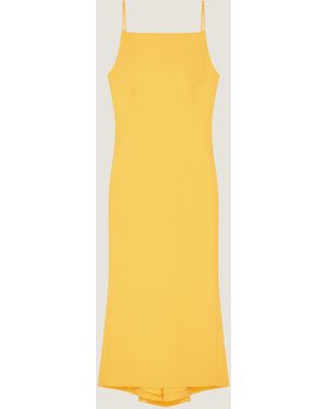 Givenchy Sliced Midi Dress - Yellow
