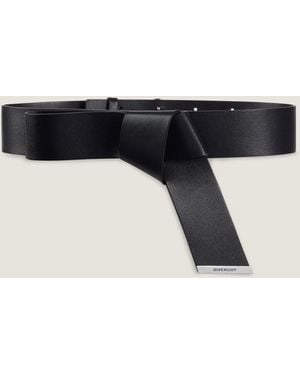 Givenchy Ceinture trench en cuir - Noir