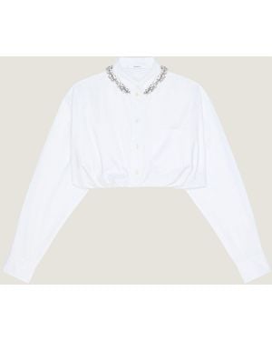 Givenchy Cropped Shirt - White