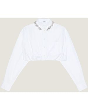 Givenchy Cropped Shirt - White