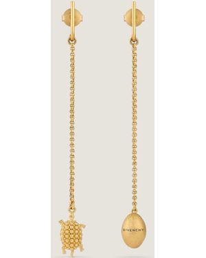 Givenchy Lucky Charms Asymmetric Earrings - Natural