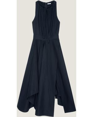 Givenchy Long Asymmetric Dress - Blue