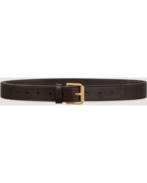 Givenchy Ceinture Voyou en cuir brillant - Neutre