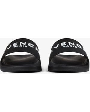 Givenchy Slide Flat Sandals - Black