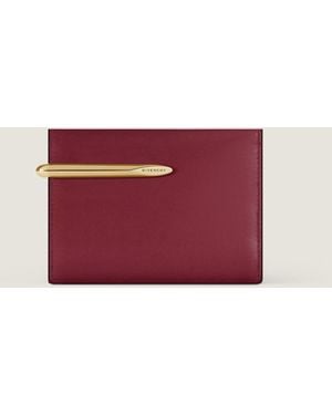 Givenchy Pinch Wallet In Leather - Pink