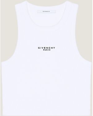 Givenchy Cropped Tank Top - White