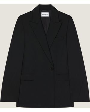 Givenchy Double-Breasted Cocoon Jacket - Black