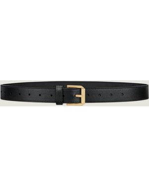Givenchy Ceinture Voyou en cuir brillant - Neutre