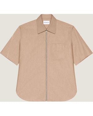 Givenchy Camicia con zip Couture Seam - Neutro