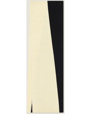 Givenchy Sciarpa bicolore in lana e cashmere - Neutro